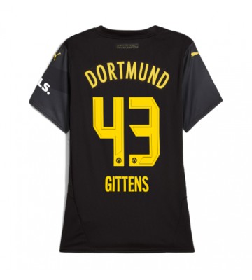 Borussia Dortmund Jamie Bynoe-Gittens #43 Bortatröja Dam 2024-25 Kortärmad